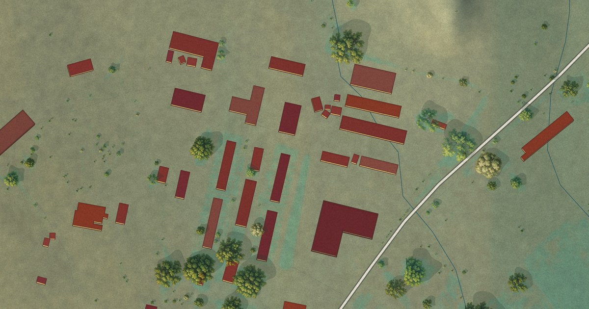 Map of Cascade Colony, Montana in 2026