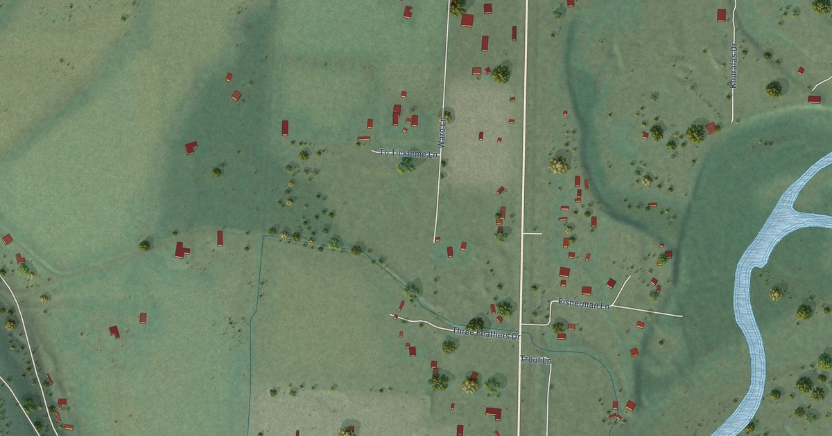 Map of Charlos Heights, Montana in 2026