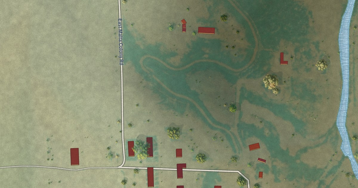 Map of East Malta Colony, Montana in 2026