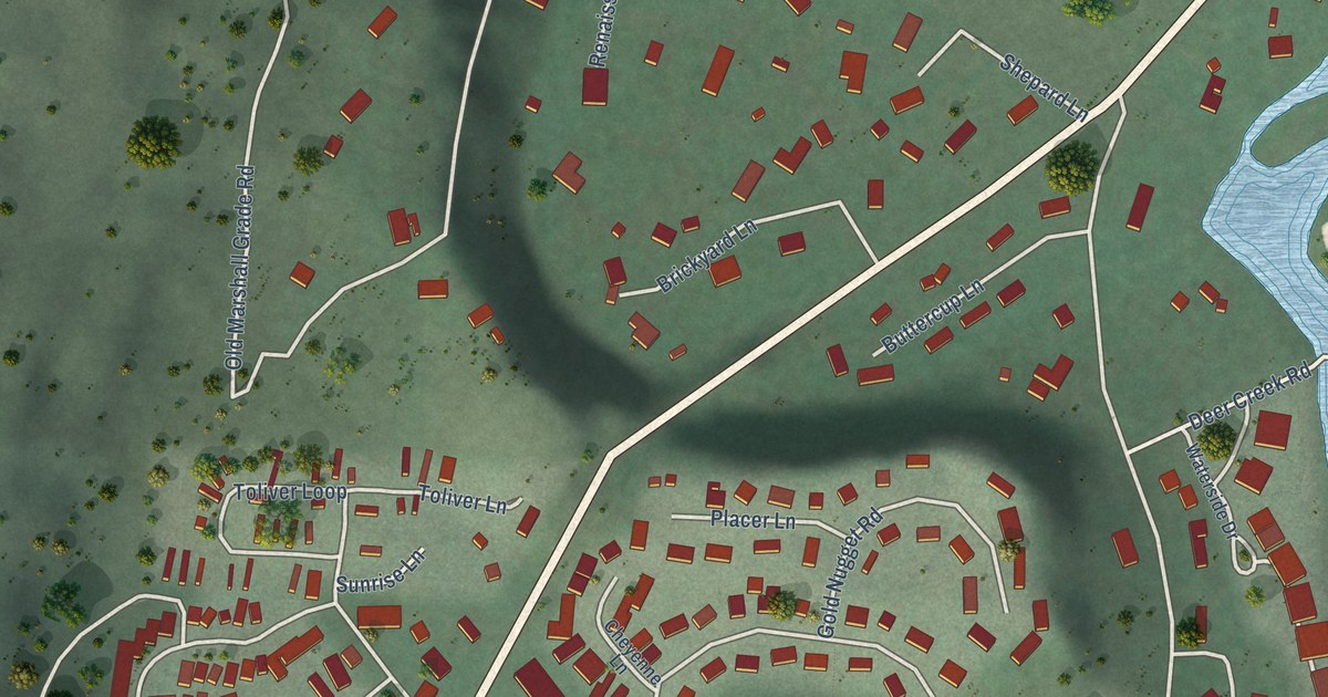 Map of East Missoula, Montana in 2026