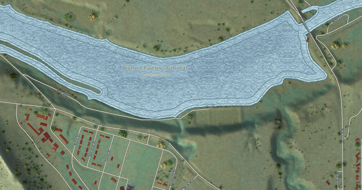 Map of Fort Smith, Montana in 2026