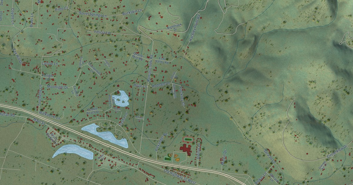 Map of Frenchtown, Montana in 2026