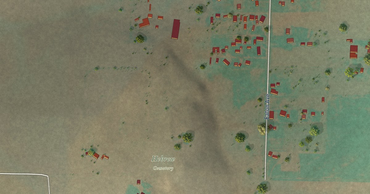 Map of Gibson Flats, Montana in 2026