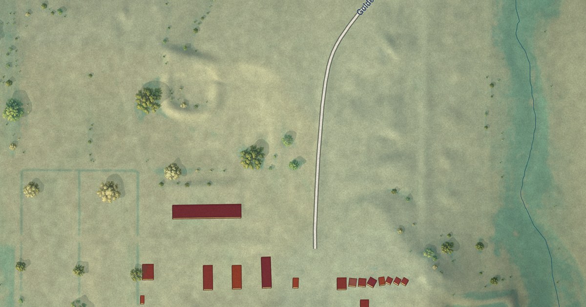 Map of Golden Valley Colony, Montana in 2026