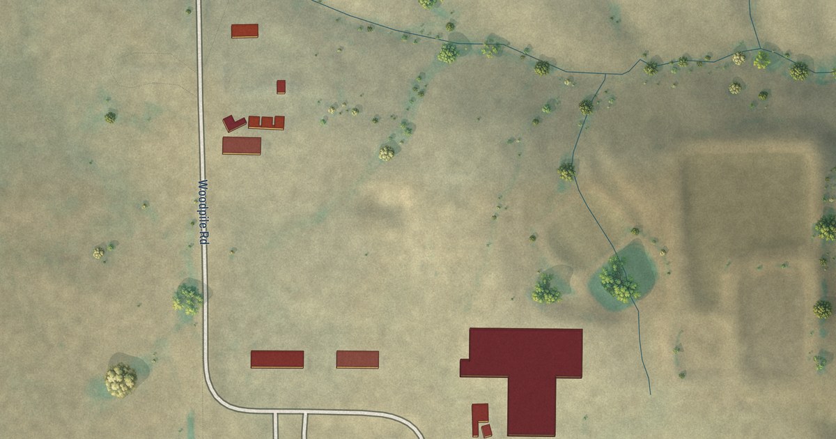 Map of Hartland Colony, Montana in 2026