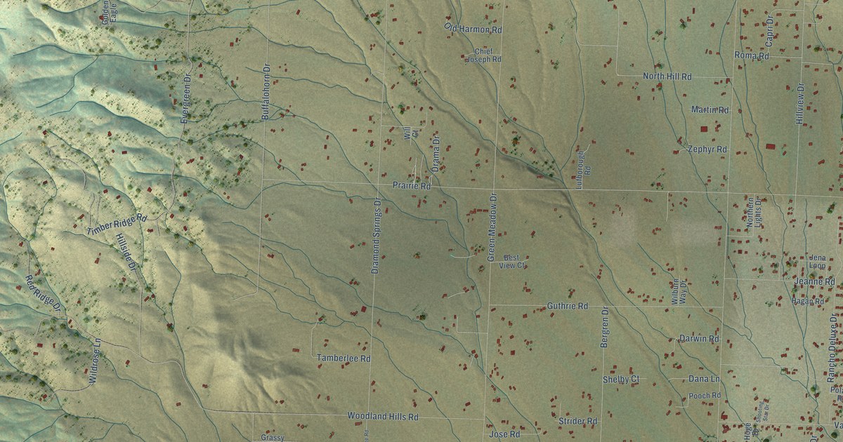 Map of Helena Valley Northwest, Montana in 2026
