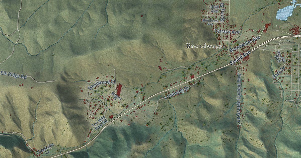 Map of Helena West Side, Montana in 2026