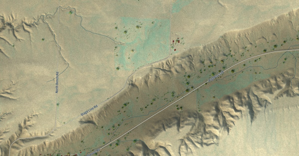 Map of Highwood, Montana in 2026