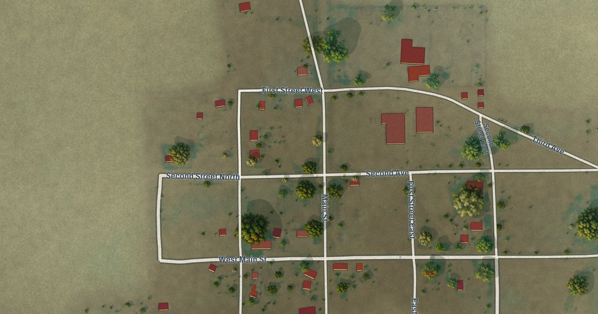 Map of Hogeland, Montana in 2026