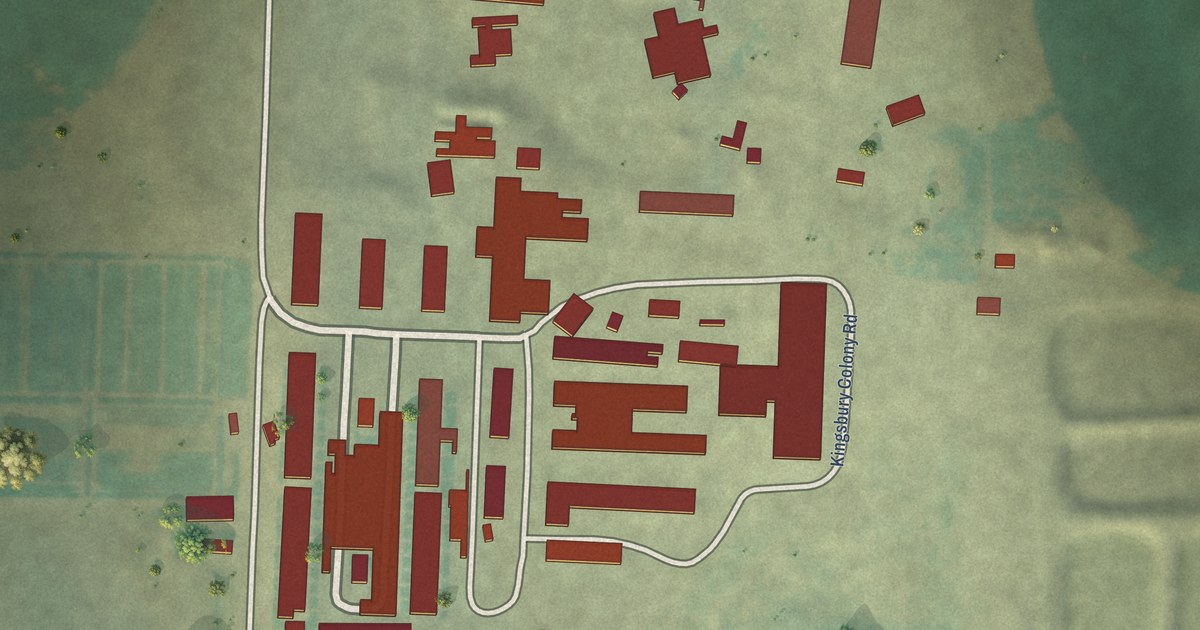 Map of Kingsbury Colony, Montana in 2026