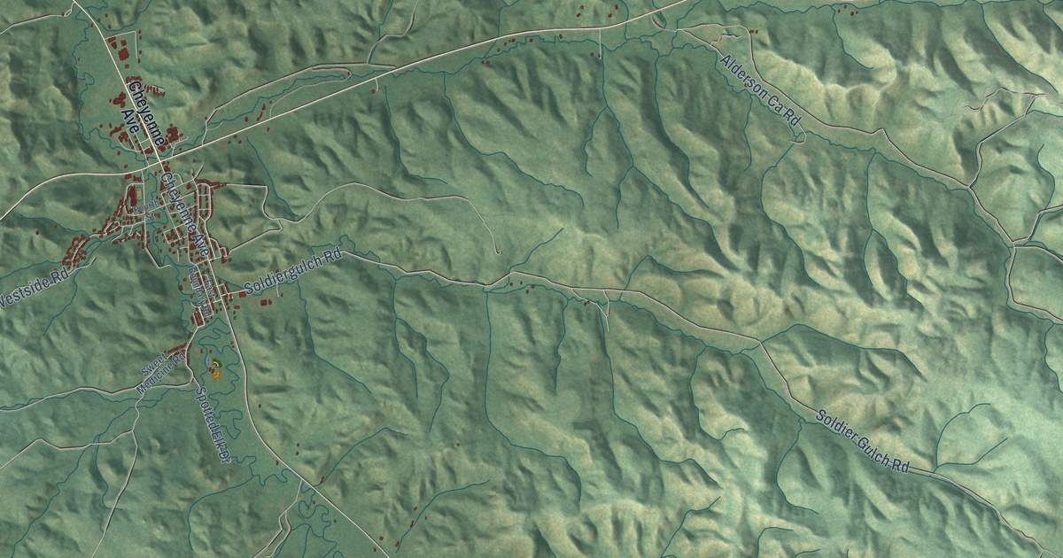 Map of Lame Deer, Montana in 2026
