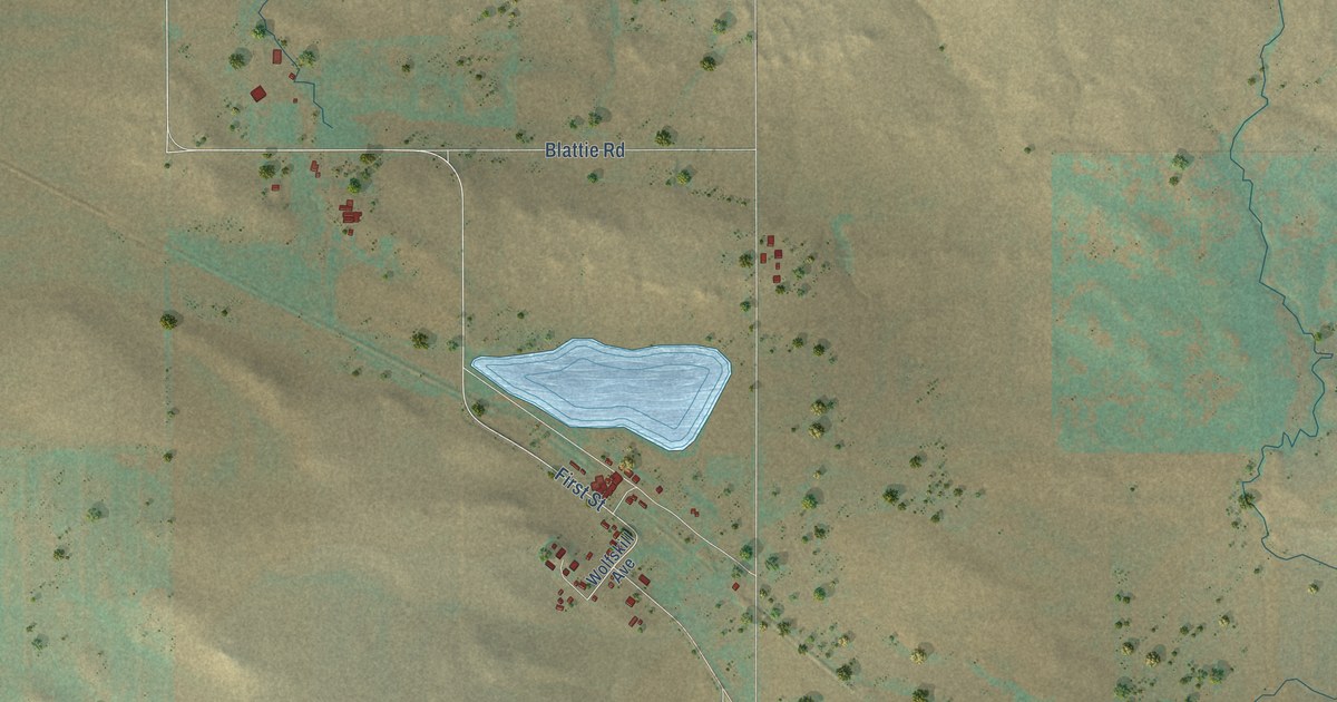 Detailed Map of Molt, Montana
