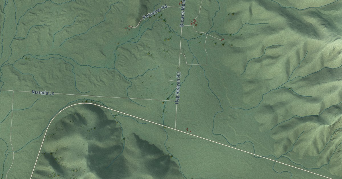 Map of Niarada, Montana in 2026