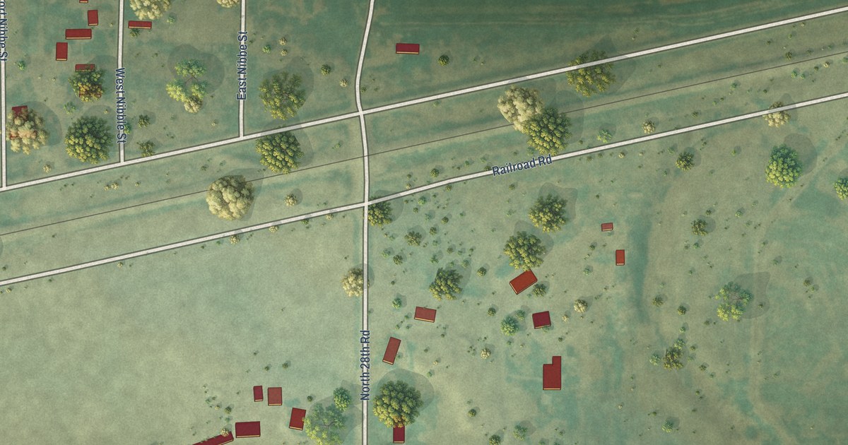 Map of Nibbe, Montana in 2026