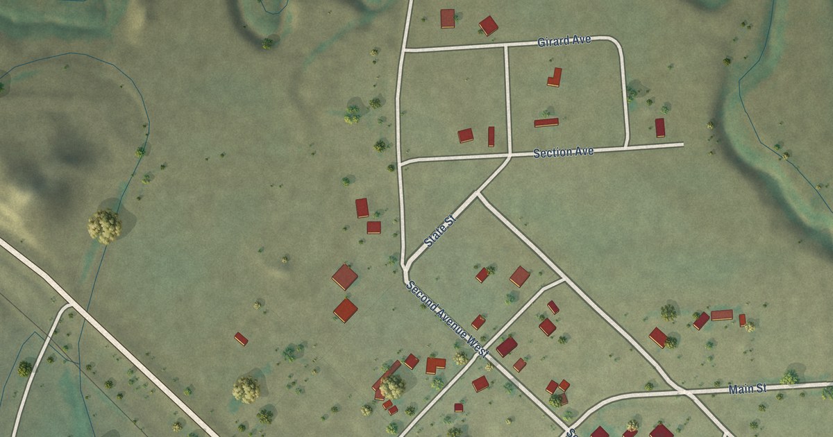 Map of Redstone, Montana in 2026