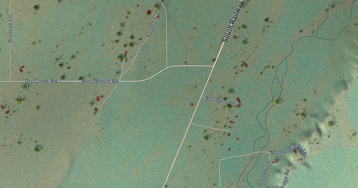 Map of Roberts, Montana in 2026