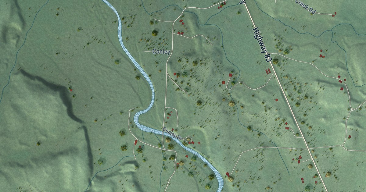 Detailed Map of Salmon Prairie, Montana