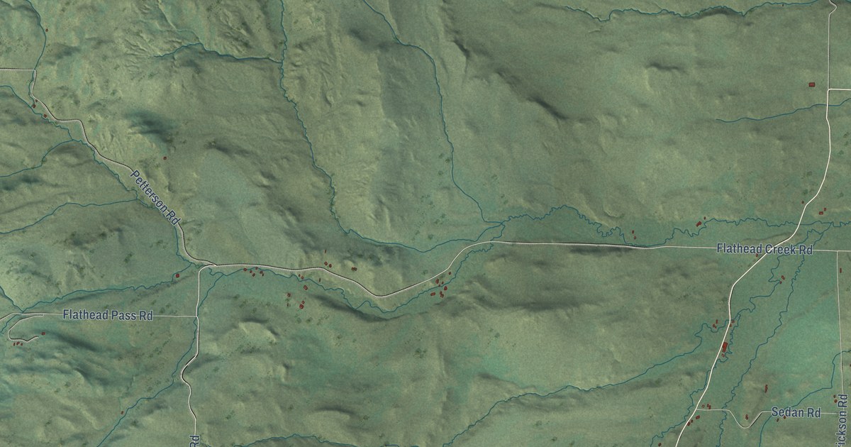 Detailed Map of Sedan, Montana