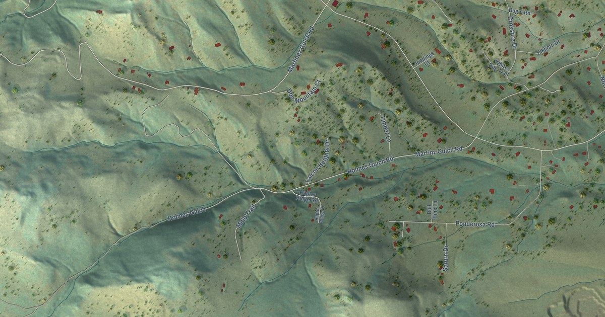 Map of South Hills, Montana in 2026