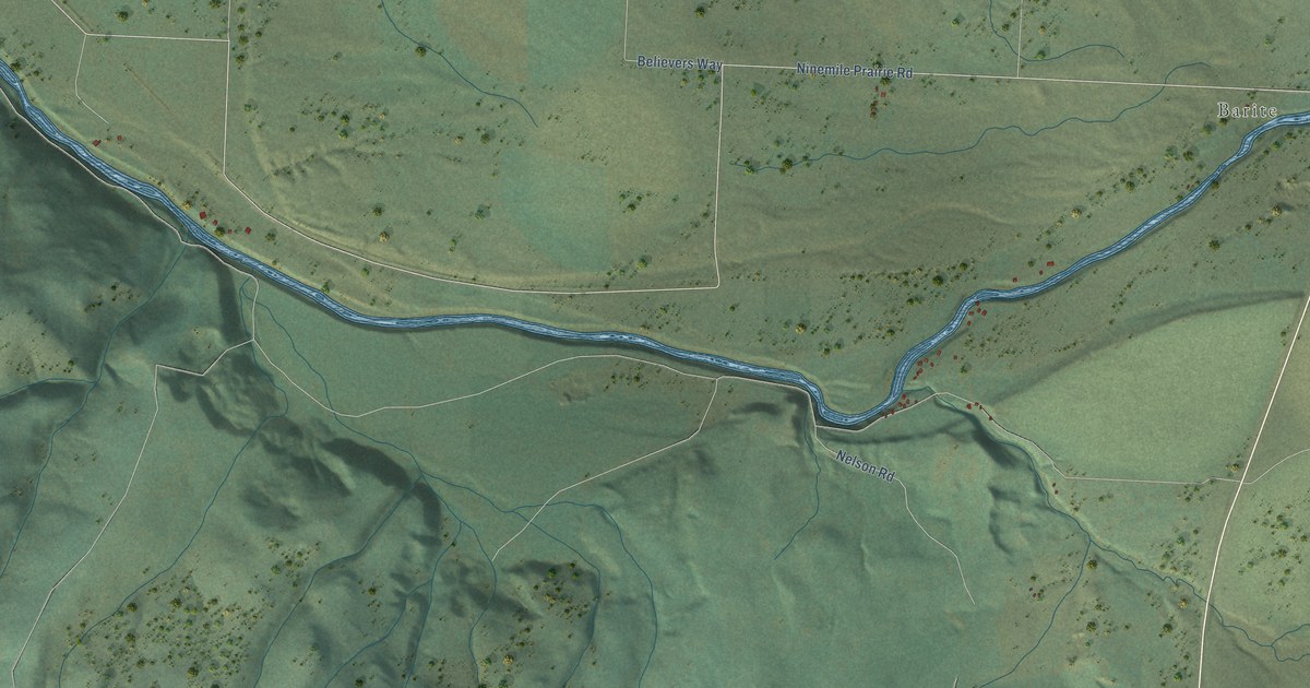 Detailed Map of Sunset, Montana