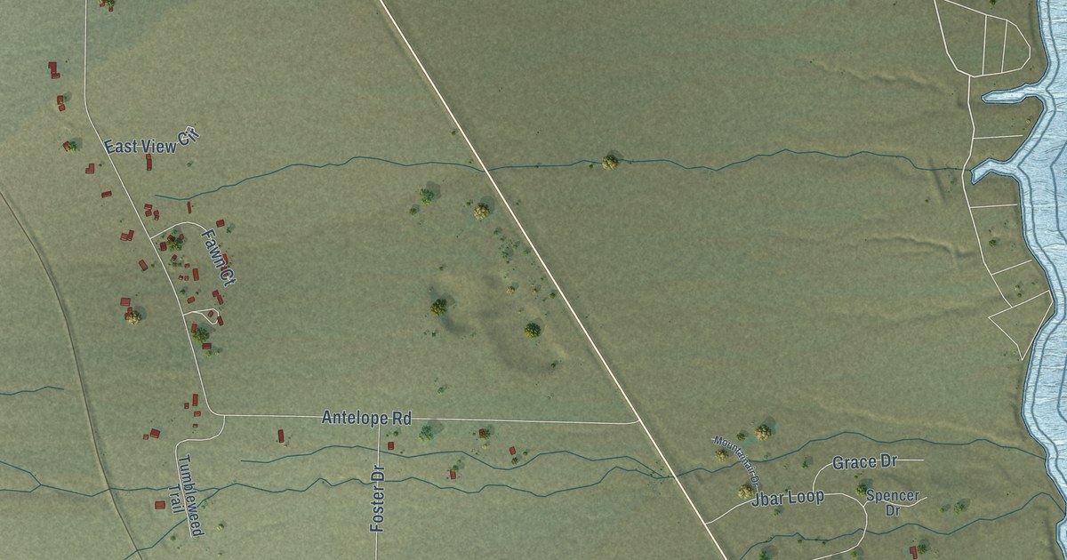 Map of The Silos, Montana in 2026