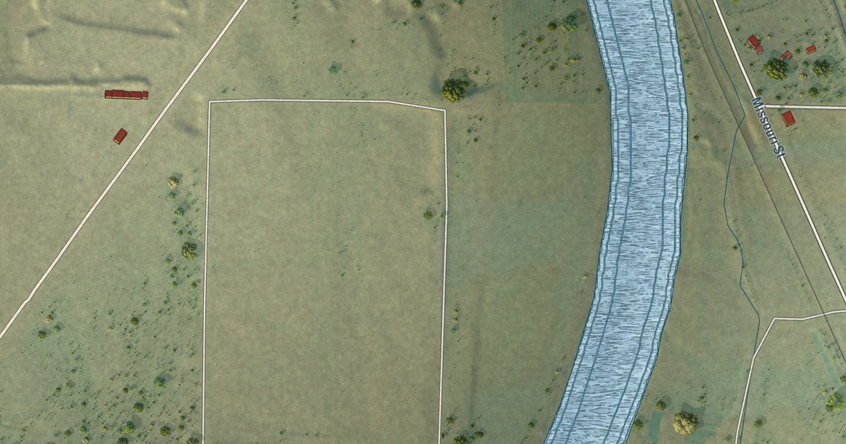 Map of Toston, Montana in 2026