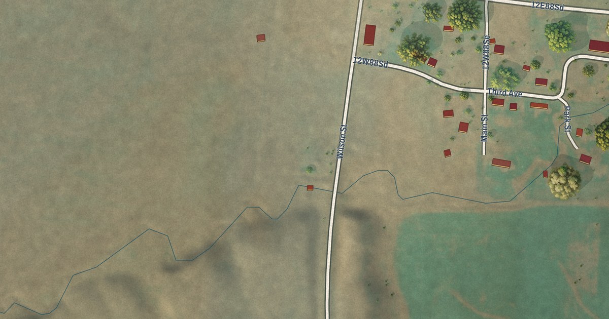Map of Twodot, Montana in 2026