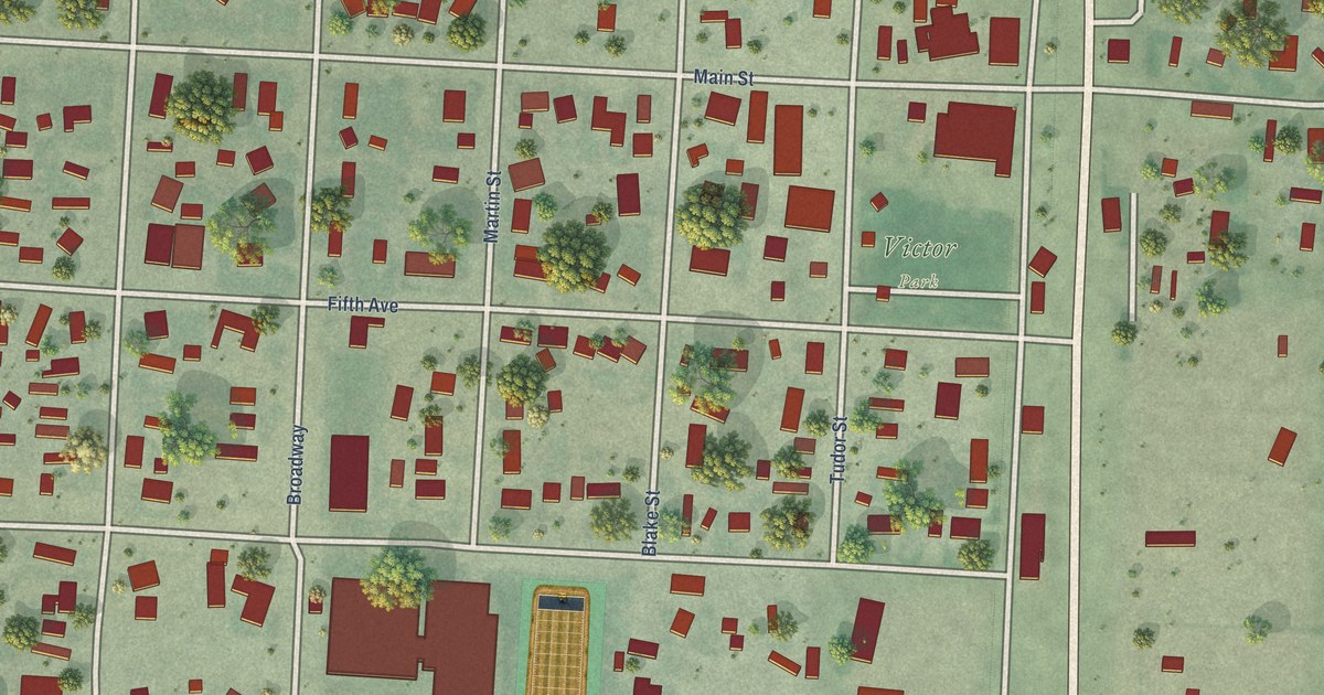 Map of Victor, Montana in 2026