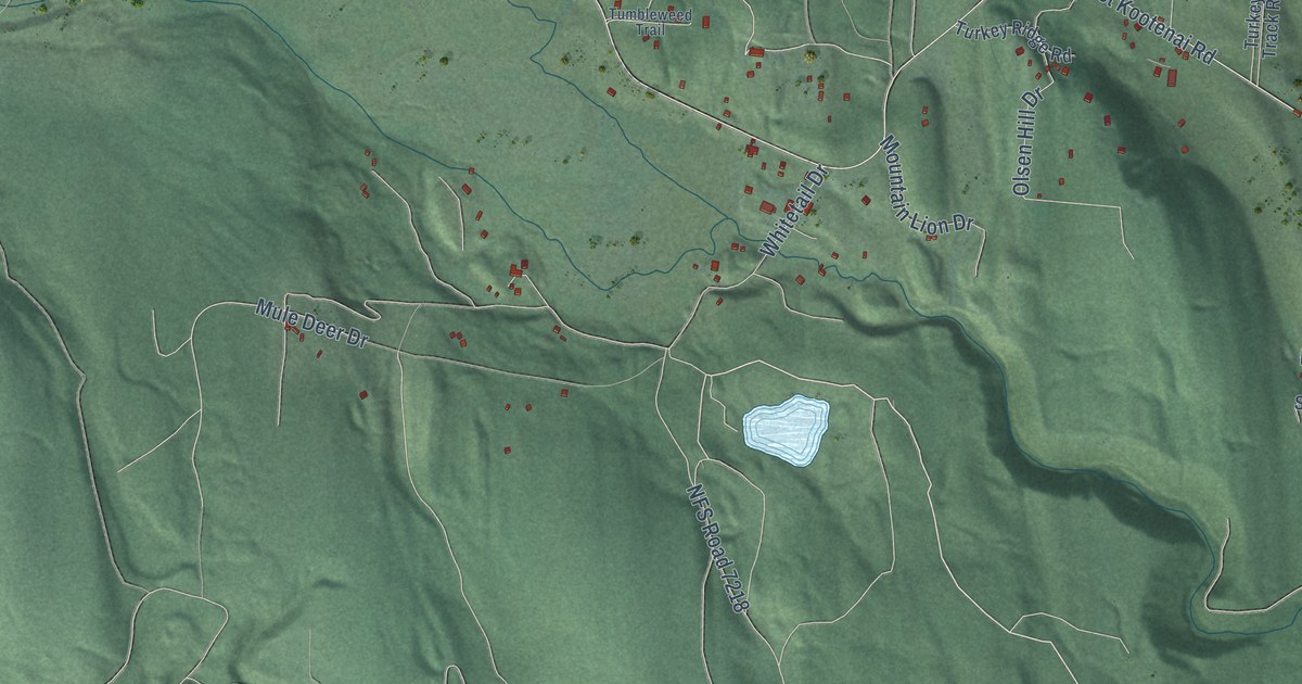 Map of West Kootenai, Montana in 2026