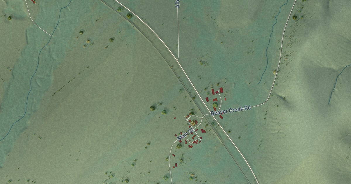 Map of Winston, Montana in 2026
