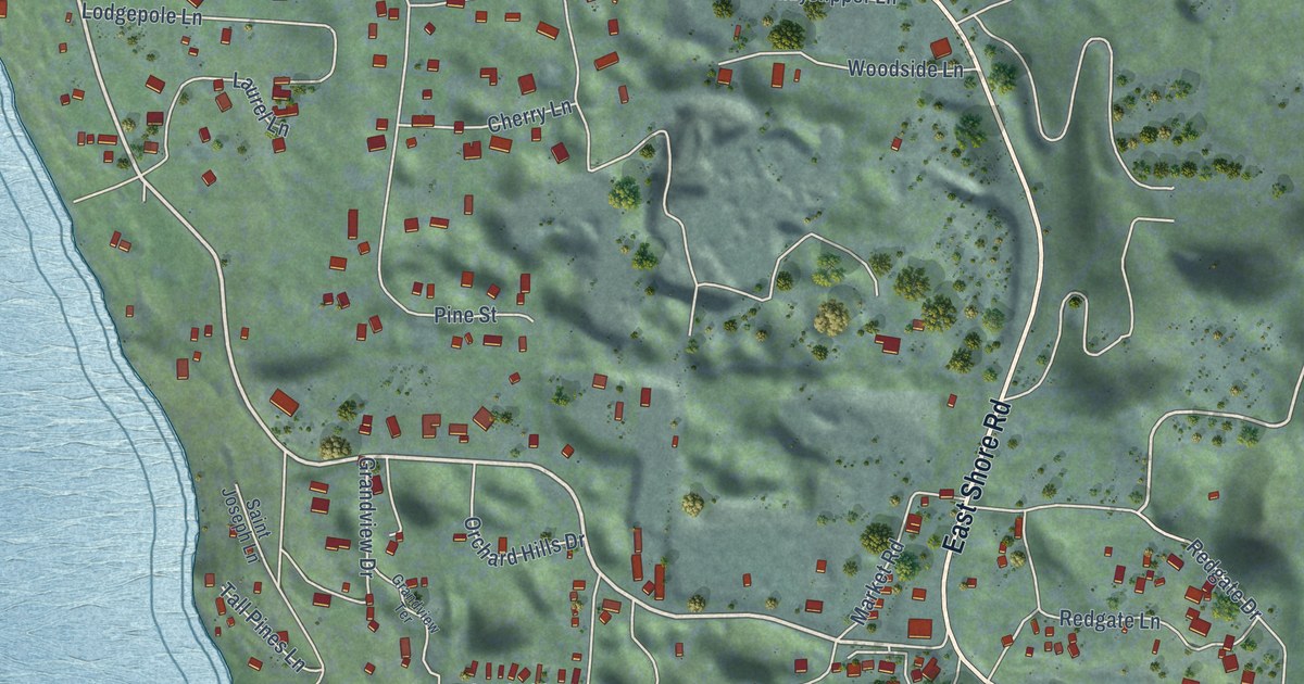 Map of Woods Bay, Montana in 2026