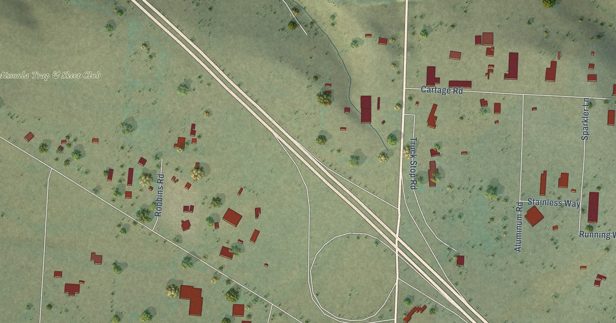 Map of Wye, Montana in 2026