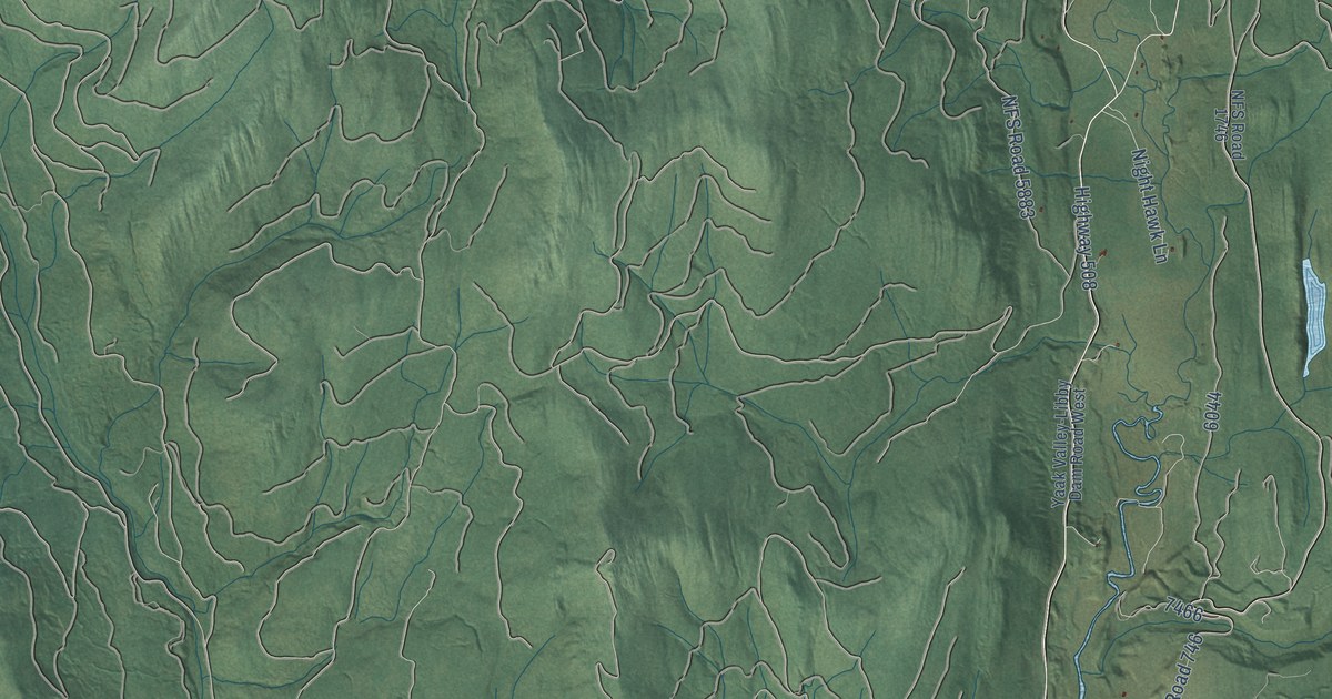Map of Yaak, Montana in 2026