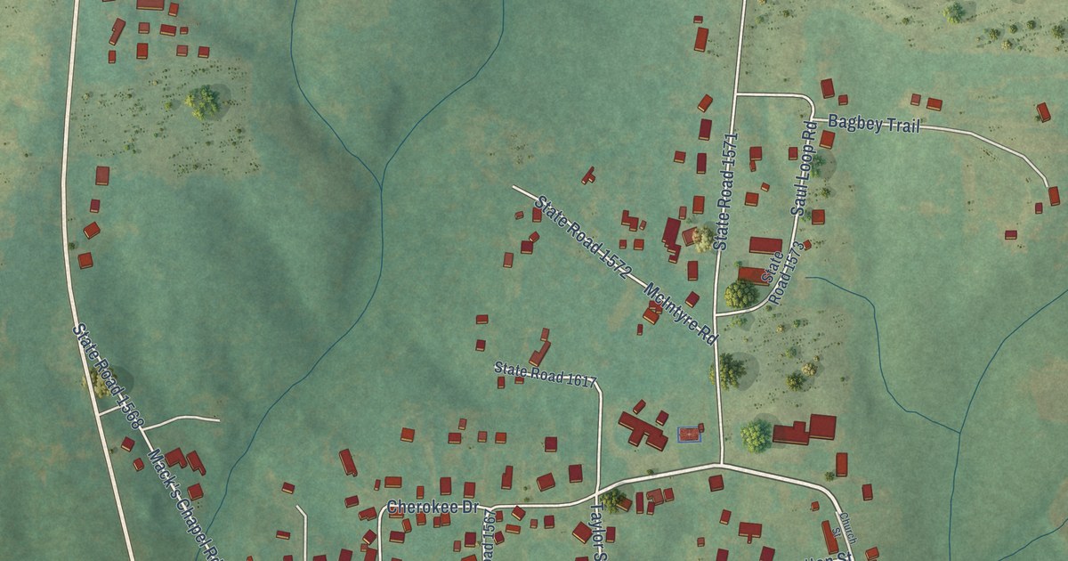 Map of Altamahaw, North Carolina in 2026
