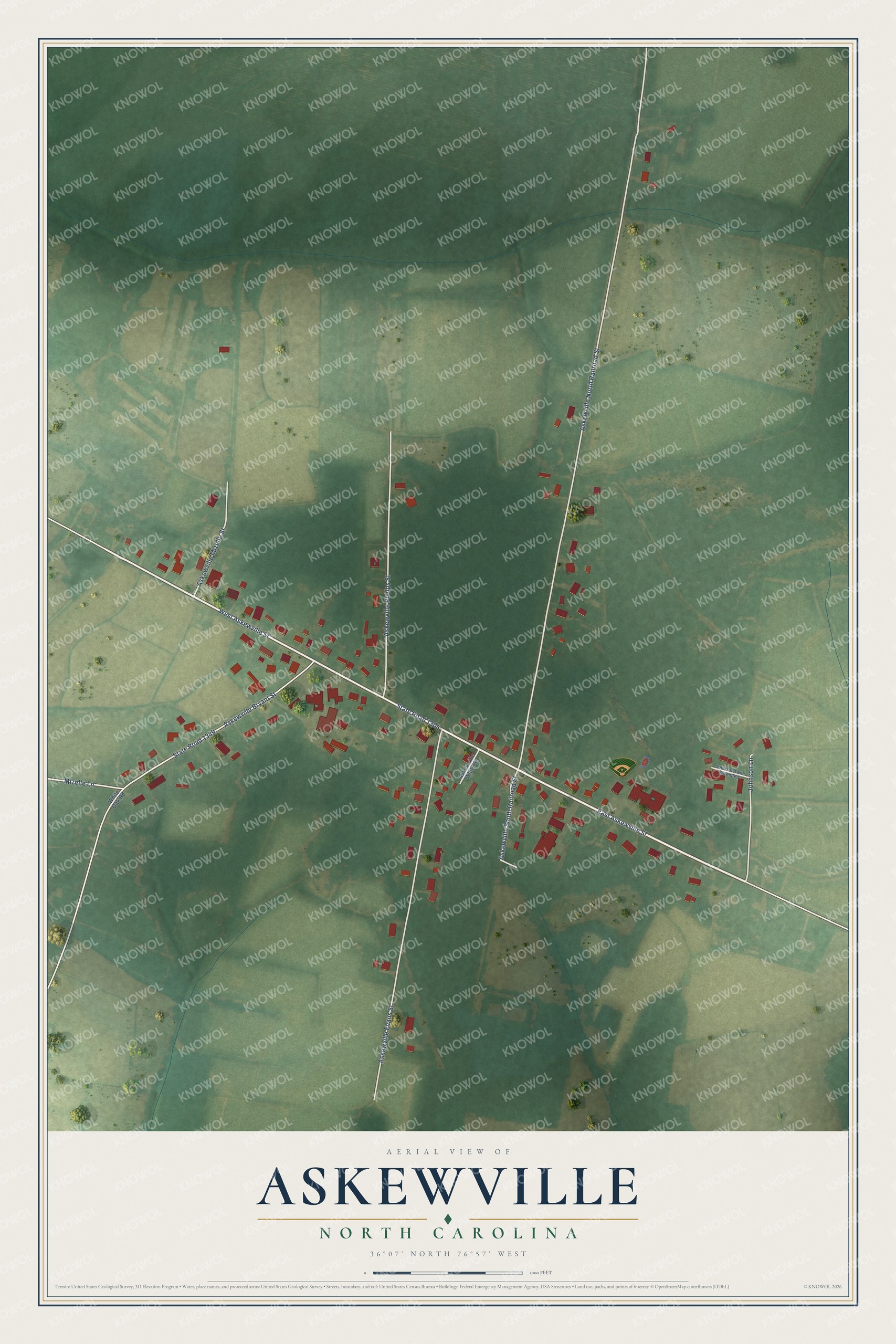 Watermarked full-map preview of Askewville, North Carolina