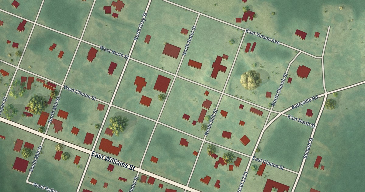 Map of Autryville, North Carolina in 2026