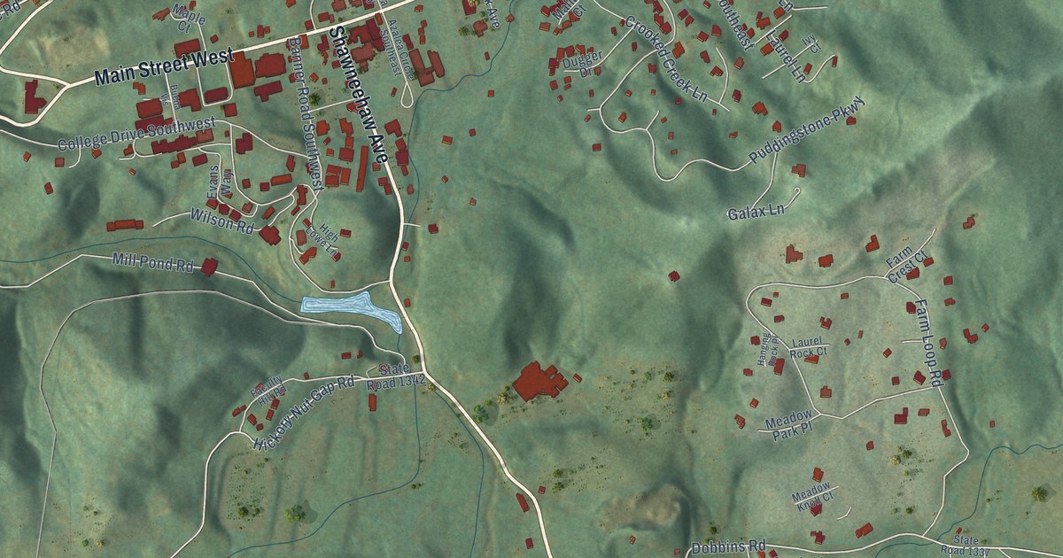 Map of Banner Elk, North Carolina in 2026