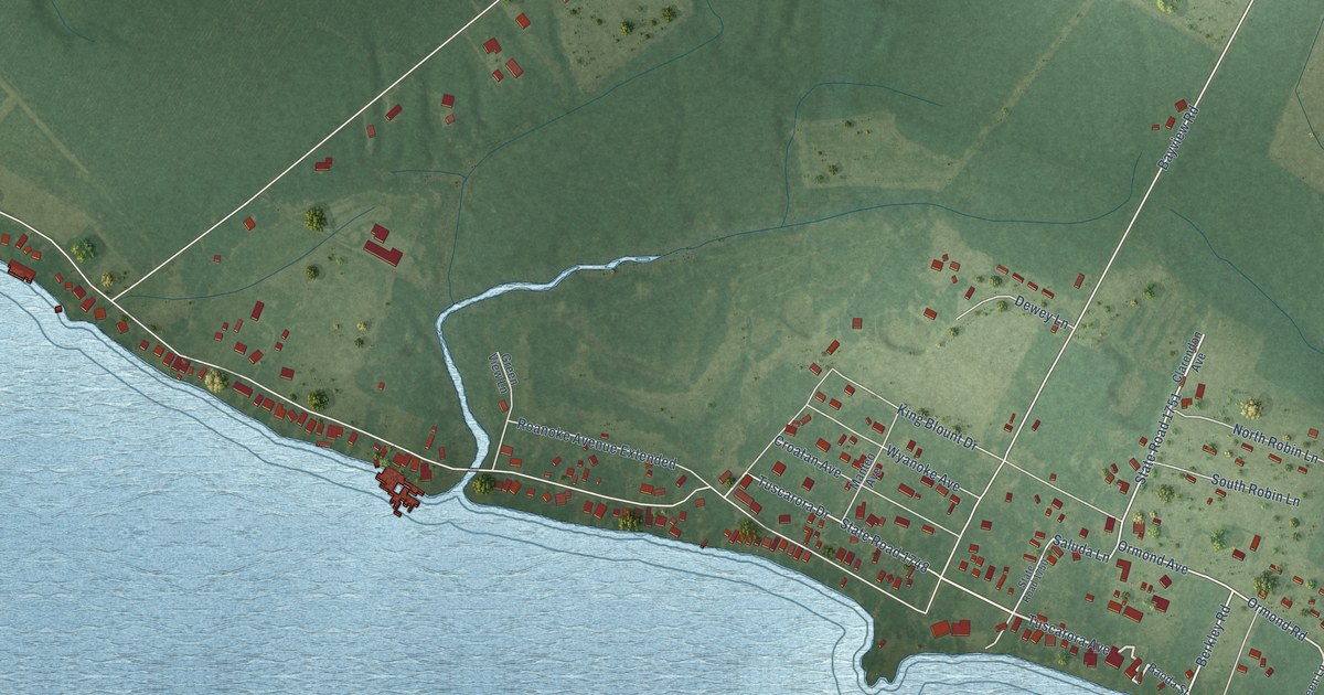 Map of Bayview, North Carolina in 2026