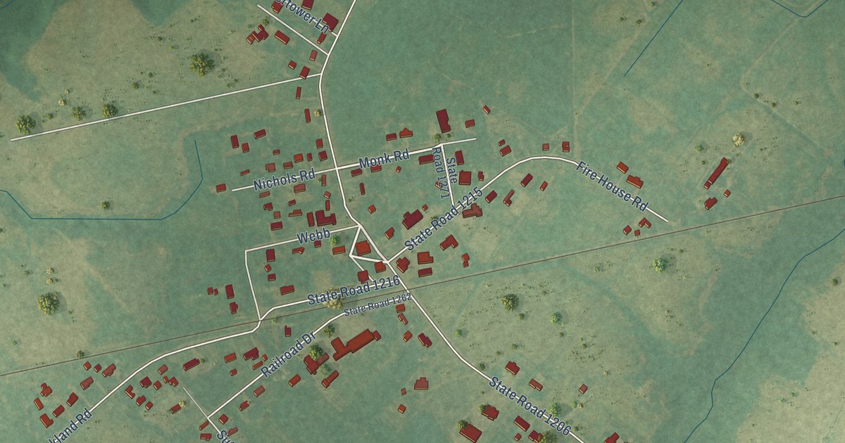Map of Bell Arthur, North Carolina in 2026