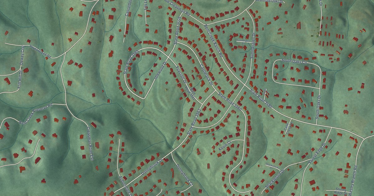 Map of Bent Creek, North Carolina in 2026
