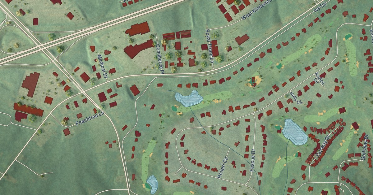 Map of Bermuda Run, North Carolina in 2026