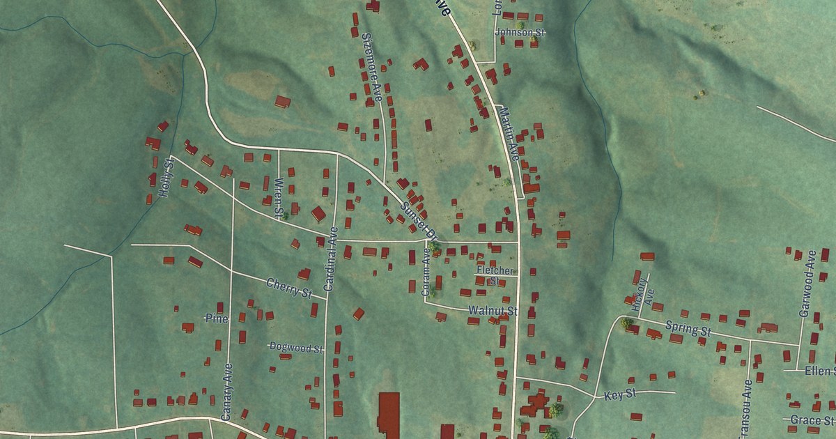 Map of Boonville, North Carolina in 2026