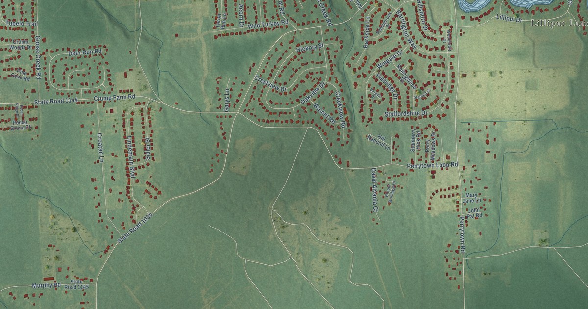 Map of Brices Creek, North Carolina in 2026