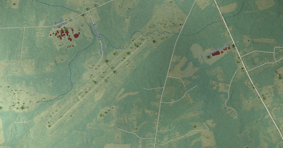 Map of Brunswick, North Carolina in 2026