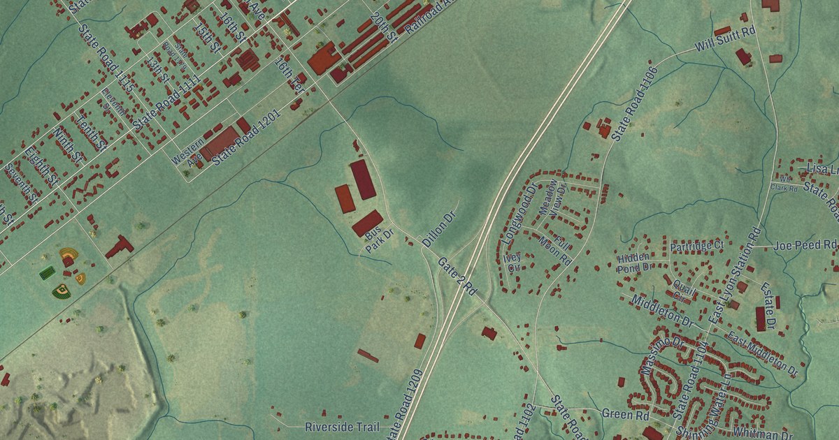 Map of Butner, North Carolina in 2026