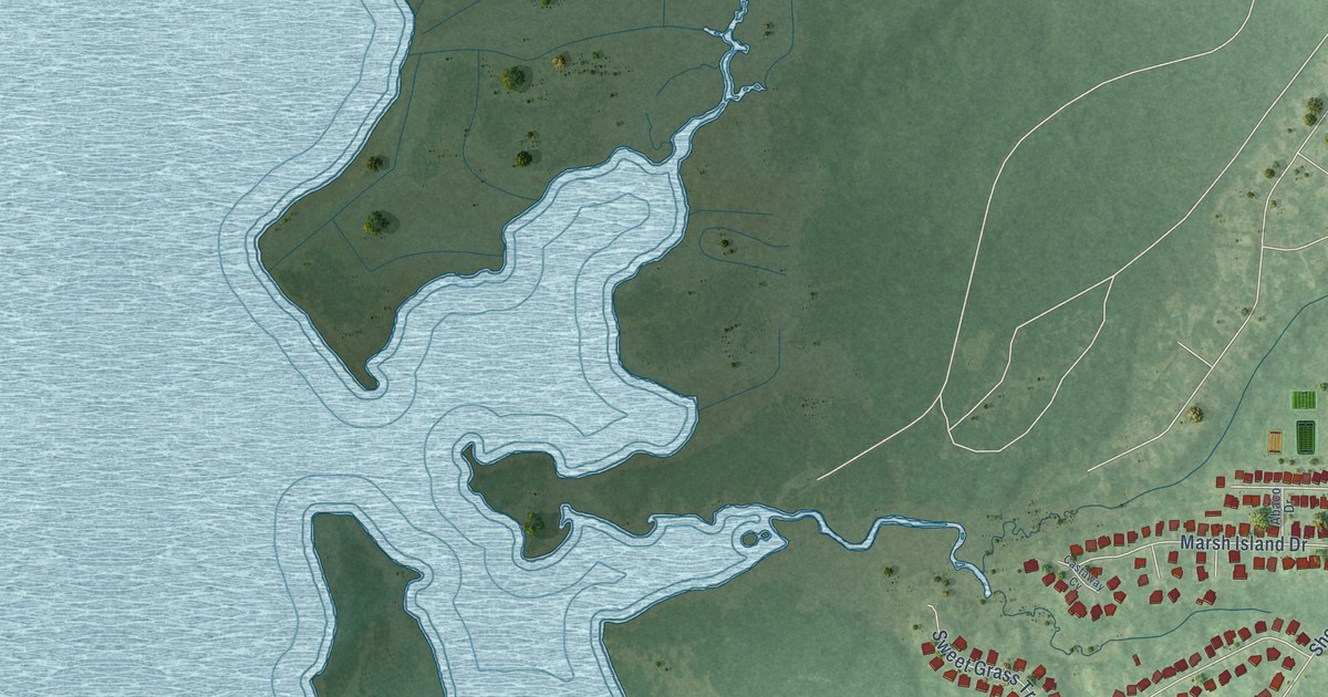 Map of Cedar Point, North Carolina in 2026