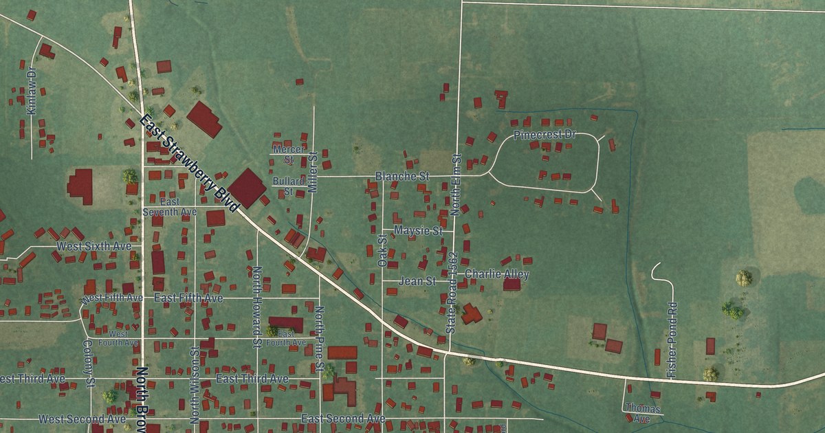 Map of Chadbourn, North Carolina in 2026