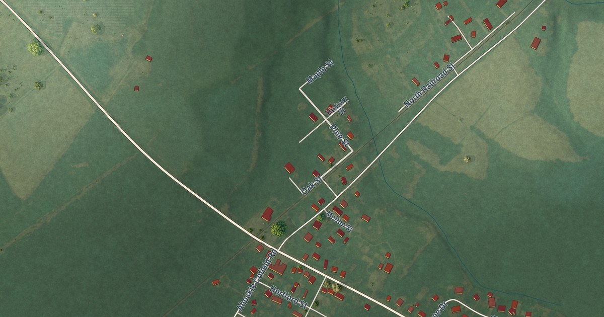 Map of Cofield, North Carolina in 2026