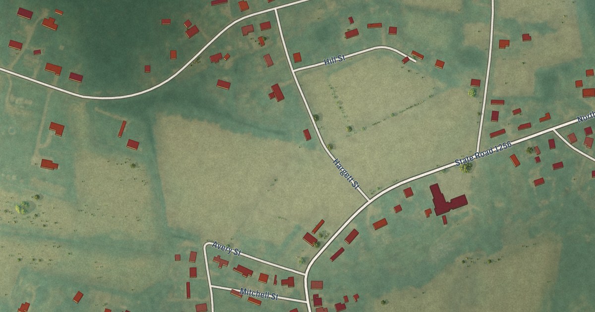 Map of Cove City, North Carolina in 2026