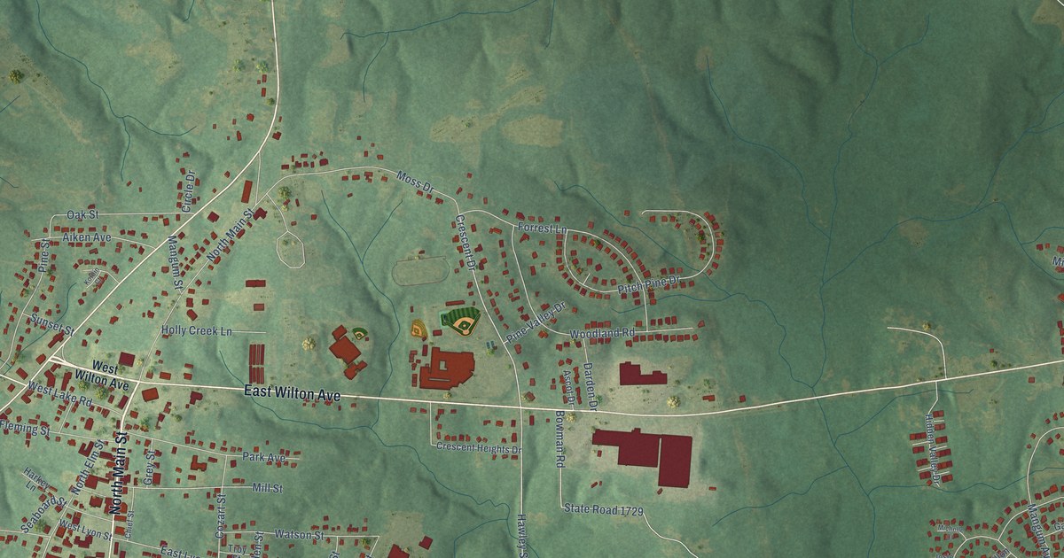 Map of Creedmoor, North Carolina in 2026